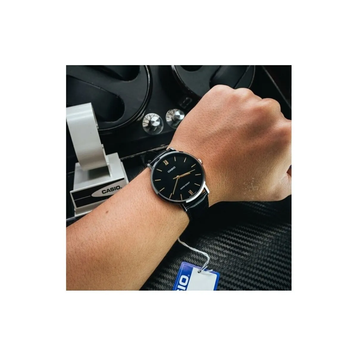 Casio MTPVT01L1B-Homme Montres