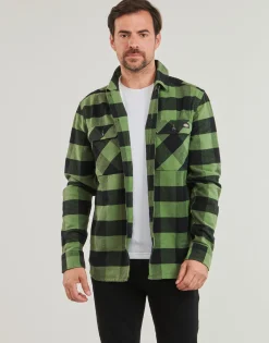 Dickies NEW SACRAMENTO SHIRT PINE GREEN-Homme Chemises