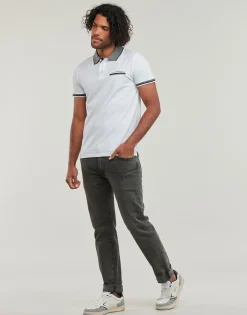 Yurban NEW-POLO-WHITE-Homme T-Shirts & Polos