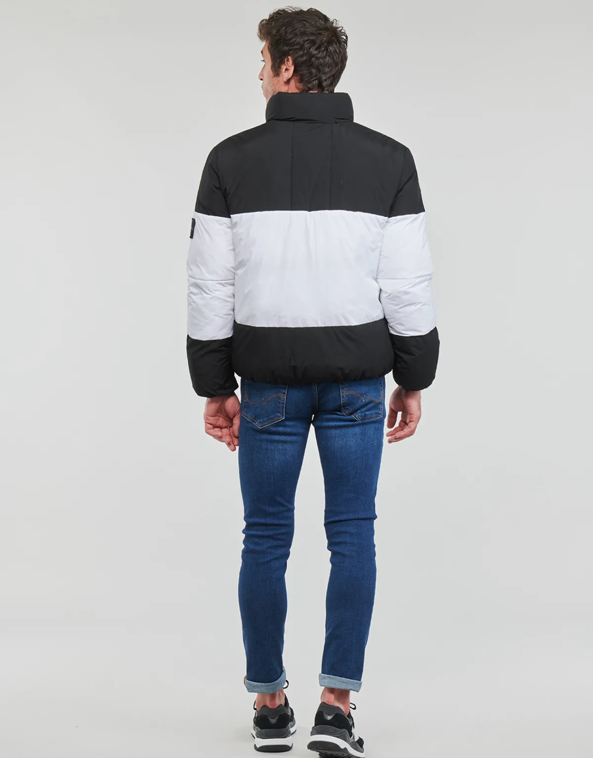Calvin Klein Jeans NON-DOWN COLORBLOCK PUFFER-Homme Manteaux