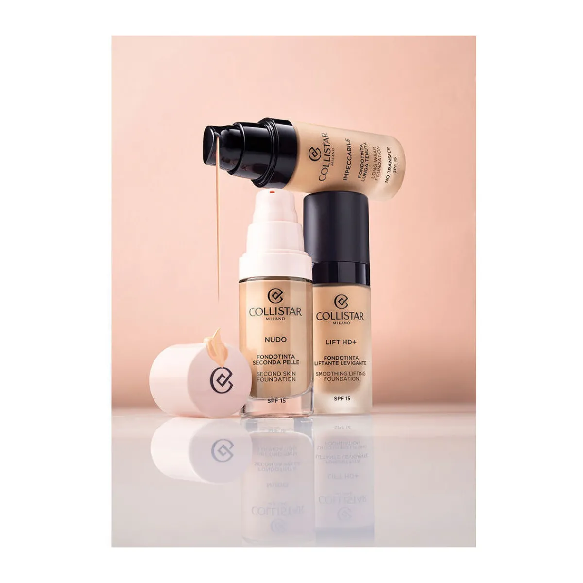 Collistar Nudo Fond De Teint Seconde Peau Spf15 2r-rose Beige-Homme Maquillage Teint