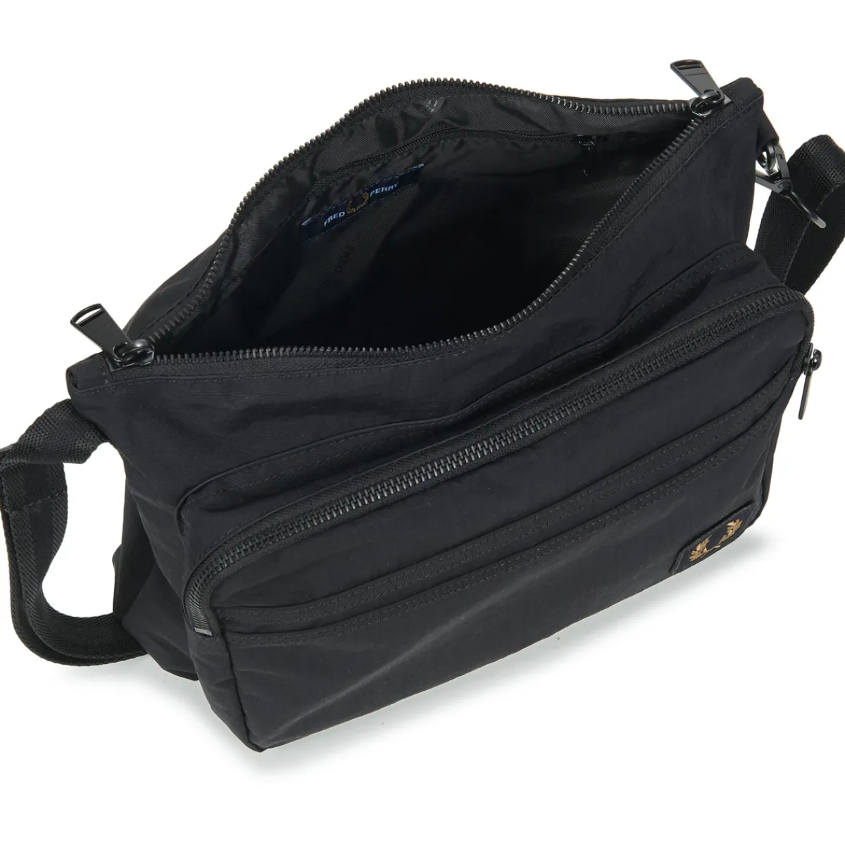 Fred Perry NYLON BADGE CROSSBODY BAG-Homme Pochettes / Sacoches