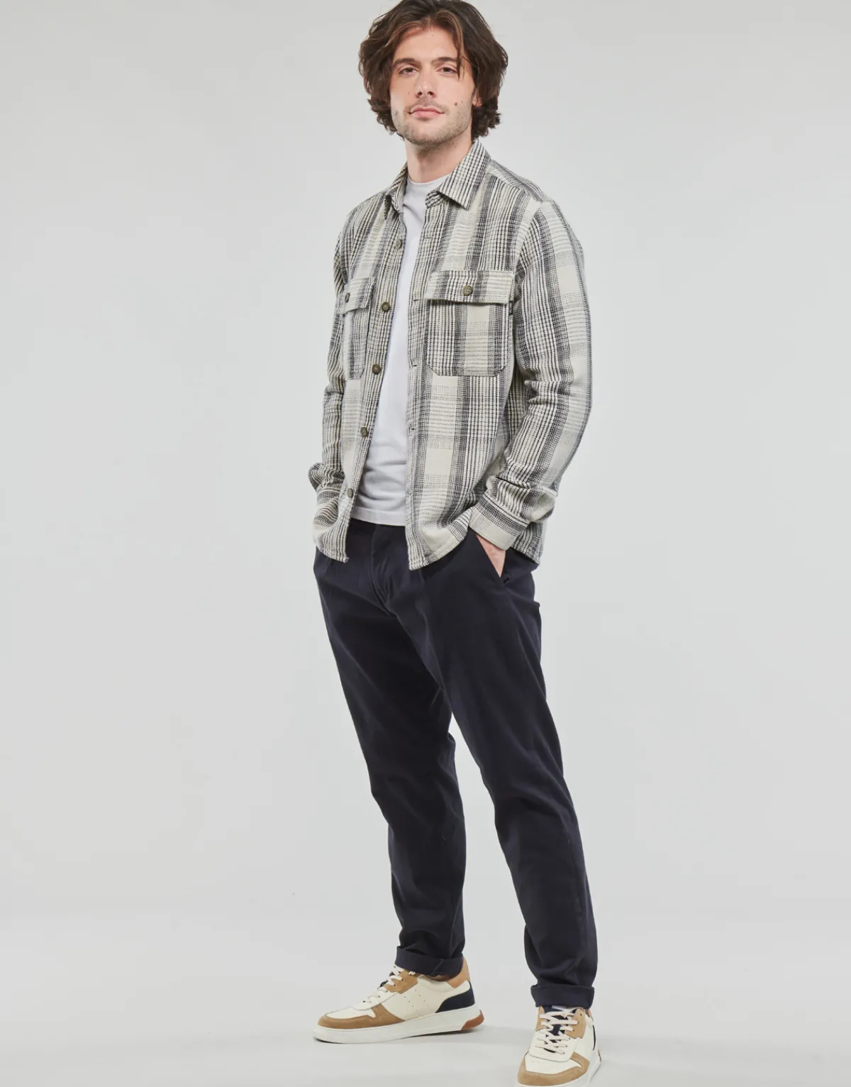 Only & Sons ONSSCOTT LS CHECK FLANNEL OVERSHIRT 4162-Homme Chemises