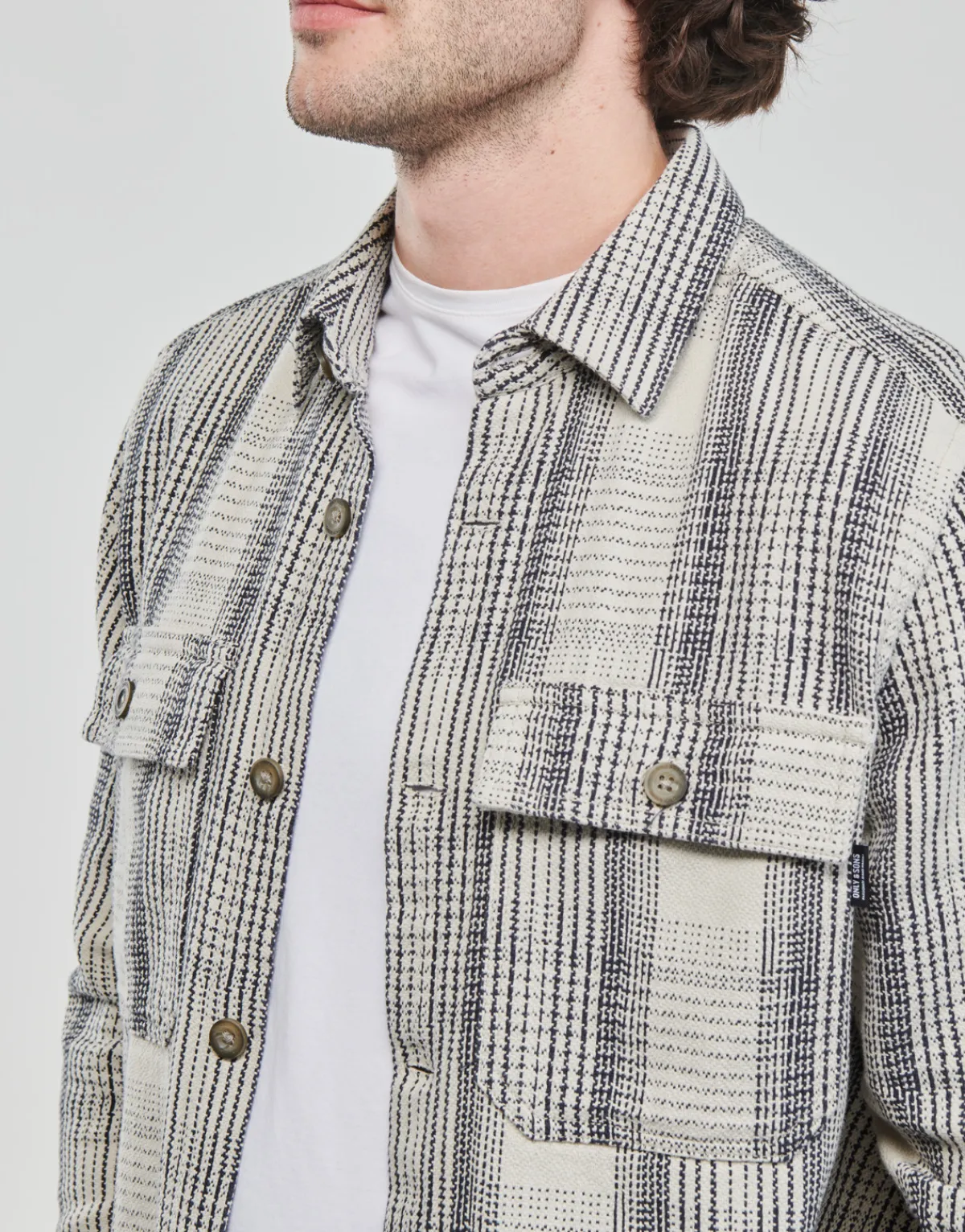 Only & Sons ONSSCOTT LS CHECK FLANNEL OVERSHIRT 4162-Homme Chemises