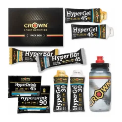 Crown Sport Nutrition Pack Hyper Energy Tester con bidn 750 ml-Homme Soins Corps & Bain