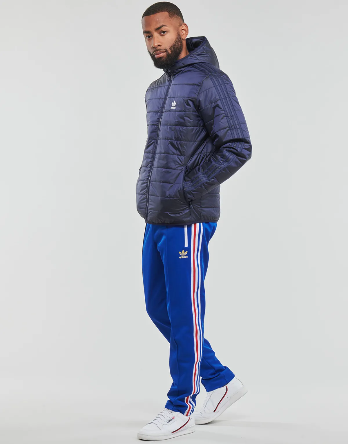 adidas PAD HOODED PUFF-Homme Manteaux