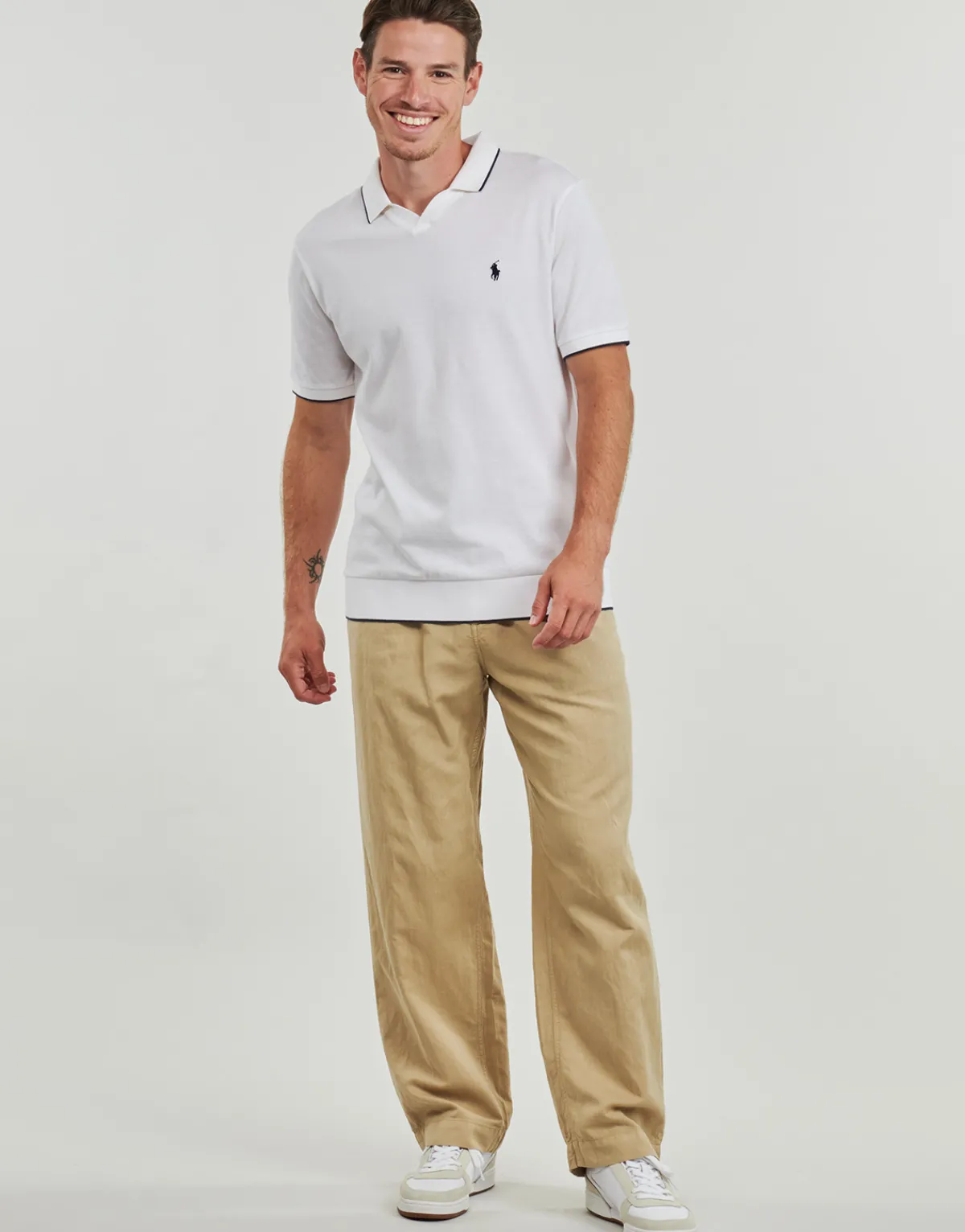 Polo Ralph Lauren PANTALON FLUIDE EN LIN-Homme Pantalons