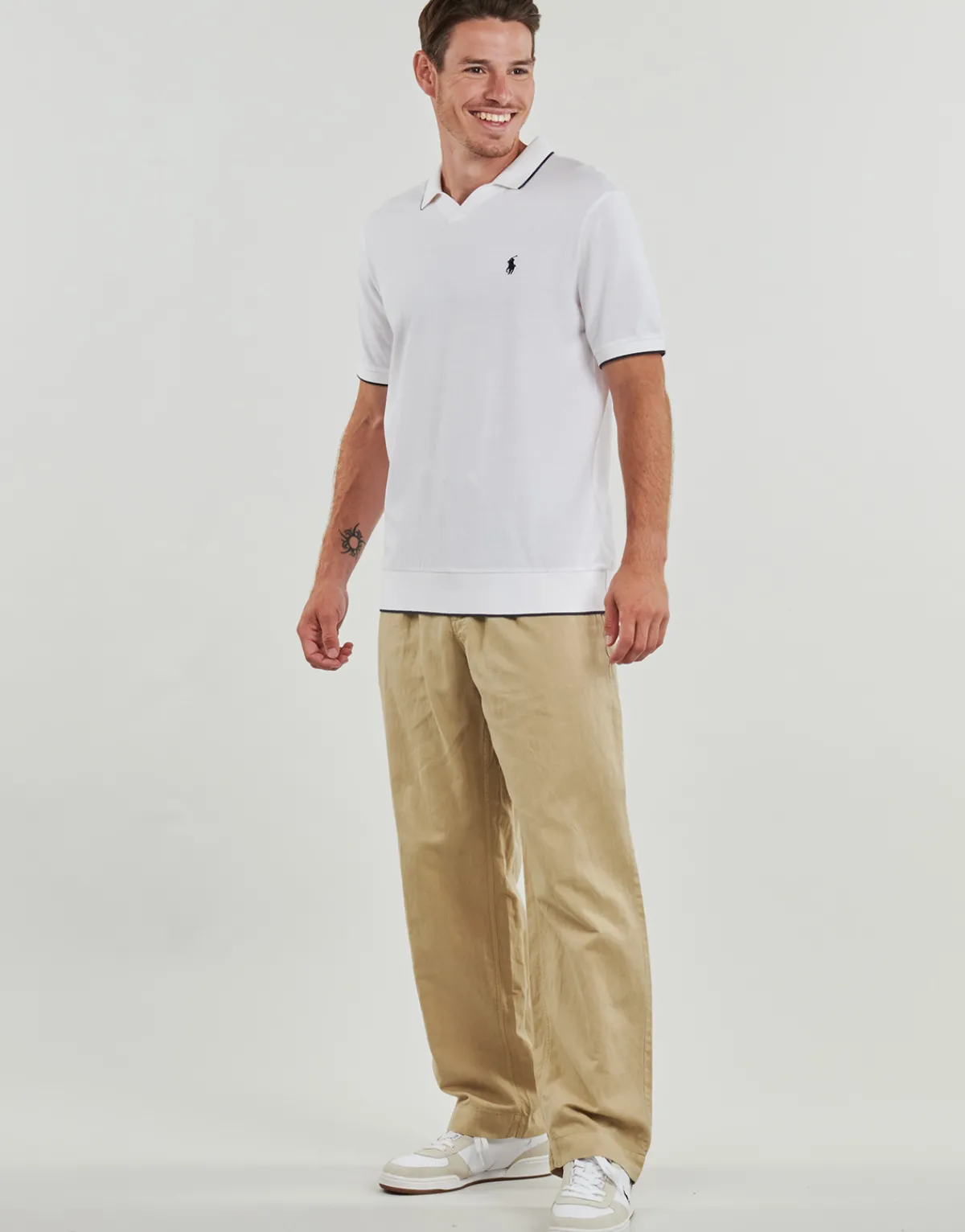 Polo Ralph Lauren PANTALON FLUIDE EN LIN-Homme Pantalons