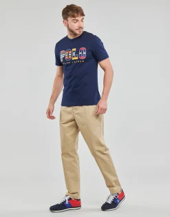 Polo Ralph Lauren PANTALON "PREPSTER" EN CHINO LEGER AVEC CORDON DE SERAGE-Homme Pantalons