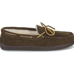 Minnetonka PILE LINED HARDSOLE-Homme Mocassins & Chaussures Bateau