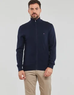 Tommy Hilfiger PIMA ORG CTN CASHMERE ZIP THRU-Homme Pulls & Gilets