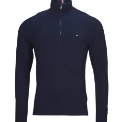 Tommy Hilfiger PIMA ORG CTN CASHMERE ZIP MOCK-Homme Pulls & Gilets