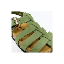 Plakton SANDALE PELE NOBUCK 2 OLIVA-Homme Sandales Et Nu-Pieds