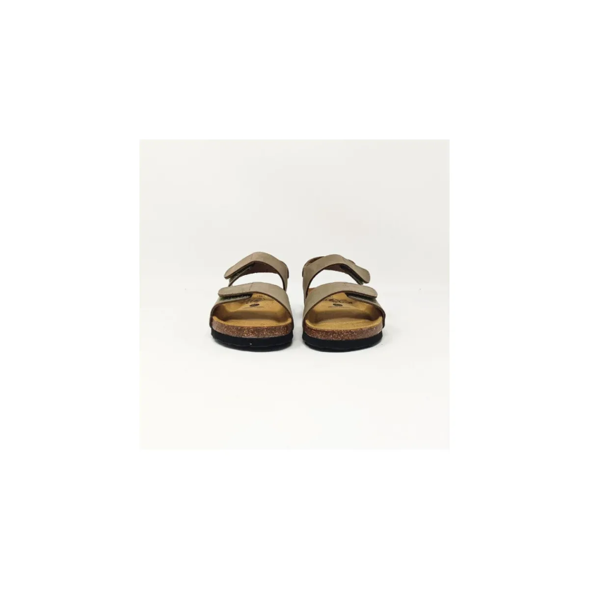 Plakton SANDALES PARTNER NUBUCK KAKI-Homme Sandales Et Nu-Pieds