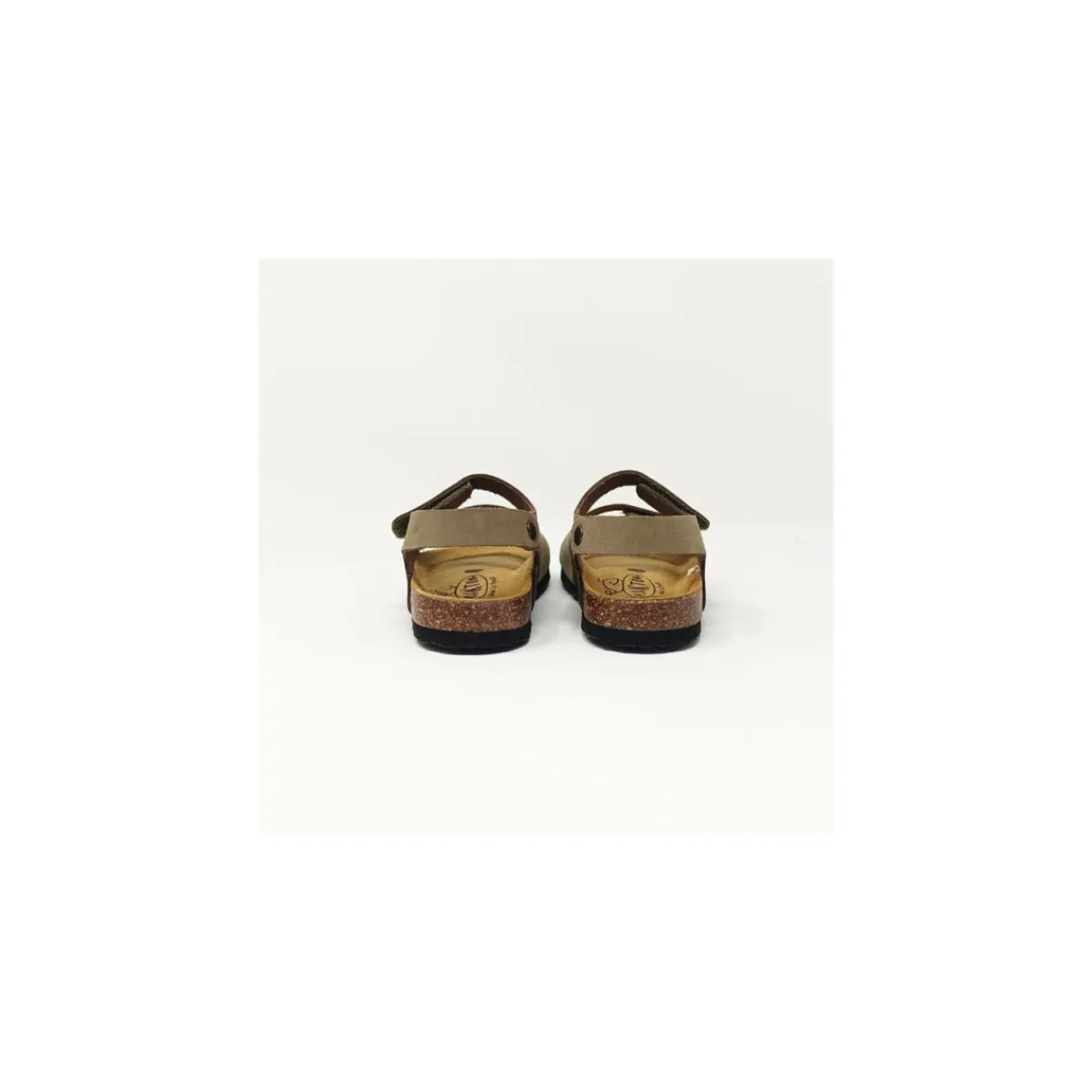 Plakton SANDALES PARTNER NUBUCK KAKI-Homme Sandales Et Nu-Pieds