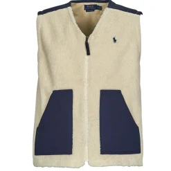 Polo Ralph Lauren POLAIRE SHERPA ZIPPEE SANS MANCHE-Homme Randonnée|Sweats & Polaires