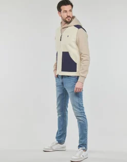 Polo Ralph Lauren POLAIRE SHERPA ZIPPEE SANS MANCHE-Homme Randonnée|Sweats & Polaires