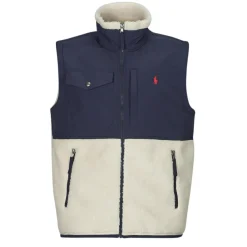 Polo Ralph Lauren POLAIRE SHERPA ZIPPEE SANS MANCHE-Homme Randonnée|Sweats & Polaires