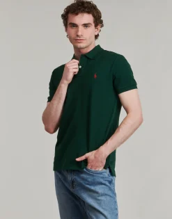 Polo Ralph Lauren POLO AJUSTE DROIT EN COTON BASIC MESH-Homme T-Shirts & Polos|T-Shirts & Polos