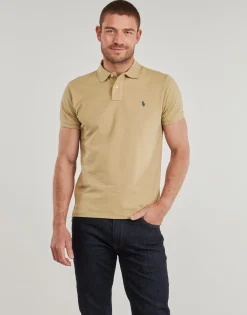 Polo Ralph Lauren POLO AJUSTE DROIT EN COTON BASIC MESH-Homme T-Shirts & Polos