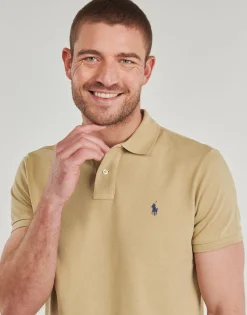 Polo Ralph Lauren POLO AJUSTE DROIT EN COTON BASIC MESH-Homme T-Shirts & Polos