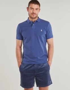 Polo Ralph Lauren POLO AJUSTE DROIT EN COTON BASIC MESH-Homme T-Shirts & Polos|T-Shirts & Polos