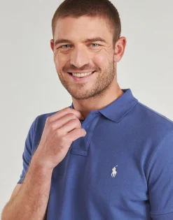 Polo Ralph Lauren POLO AJUSTE DROIT EN COTON BASIC MESH-Homme T-Shirts & Polos|T-Shirts & Polos
