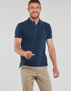 Polo Ralph Lauren POLO AJUSTE DROIT EN COTON BASIC MESH-Homme T-Shirts & Polos|T-Shirts & Polos