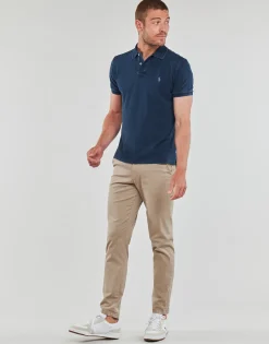 Polo Ralph Lauren POLO AJUSTE DROIT EN COTON BASIC MESH-Homme T-Shirts & Polos|T-Shirts & Polos