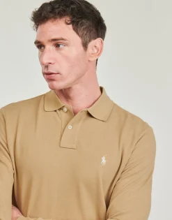 Polo Ralph Lauren POLO COUPE DROITE EN COTON BASIC MESH-Homme T-Shirts & Polos