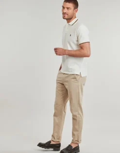 Polo Ralph Lauren POLO COUPE DROITE EN COTON BASIC MESH COL RAYE-Homme T-Shirts & Polos|T-Shirts & Polos