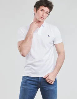 Polo Ralph Lauren POLO COUPE DROITE EN COTON BASIC MESH-Homme T-Shirts & Polos|T-Shirts & Polos