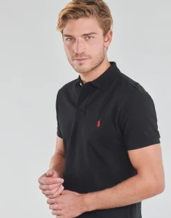 Polo Ralph Lauren POLO COUPE DROITE EN COTON BASIC MESH-Homme T-Shirts & Polos|T-Shirts & Polos