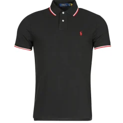 Polo Ralph Lauren POLO COUPE DROITE EN COTON BASIC MESH COL RAYE-Homme T-Shirts & Polos|T-Shirts & Polos