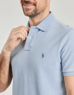 Polo Ralph Lauren POLO COUPE DROITE EN COTON BASIC MESH-Homme T-Shirts & Polos