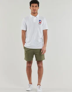 Polo Ralph Lauren POLO COUPE DROITE EN COTON BRODE-Homme T-Shirts & Polos|T-Shirts & Polos