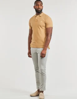 Polo Ralph Lauren POLO COUPE DROITE EN COTON BASIC MESH-Homme T-Shirts & Polos