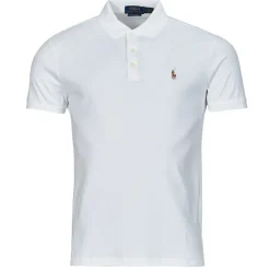 Polo Ralph Lauren POLO COUPE DROITE EN PIMA COTON-Homme T-Shirts & Polos