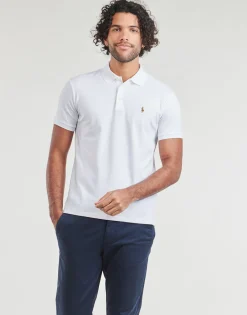 Polo Ralph Lauren POLO COUPE DROITE EN PIMA COTON-Homme T-Shirts & Polos