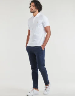 Polo Ralph Lauren POLO COUPE DROITE EN PIMA COTON-Homme T-Shirts & Polos