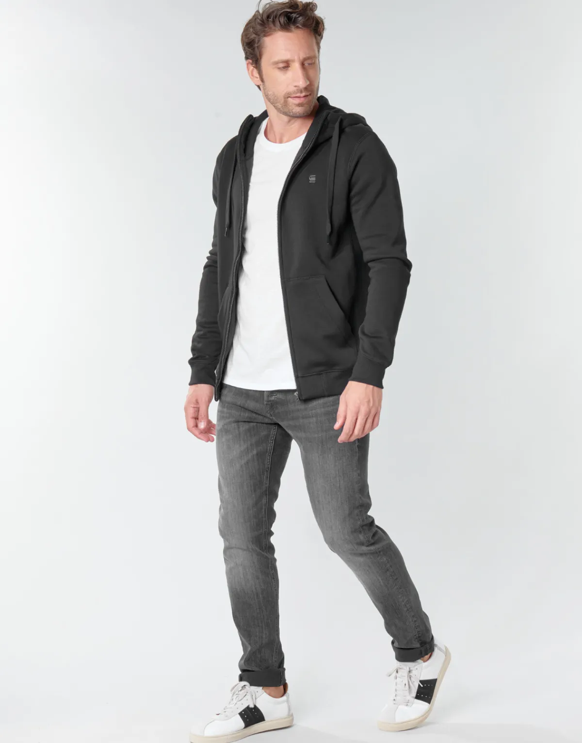 G-Star Raw PREMIUM CORE HDD ZIP SW LS-Homme Sweats & Polaires