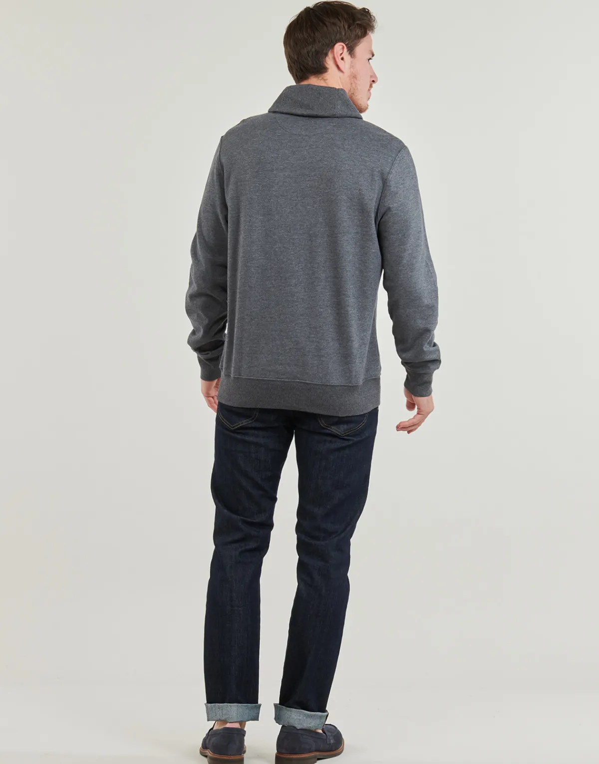 Polo Ralph Lauren PULL COL CHALE-Homme Pulls & Gilets