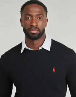 Polo Ralph Lauren PULL COL ROND EN COTON EPAIS-Homme Pulls & Gilets