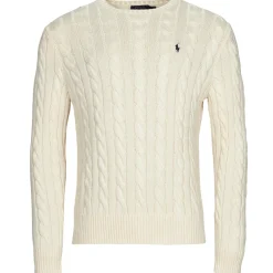 Polo Ralph Lauren PULL COL ROND EN MAILLE TORSADEE-Homme Pulls & Gilets