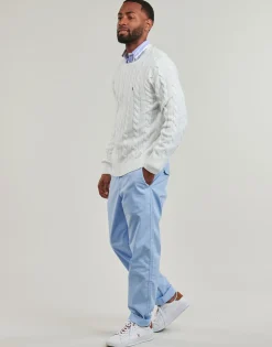 Polo Ralph Lauren PULL COL ROND EN MAILLE TORSADEE-Homme Pulls & Gilets