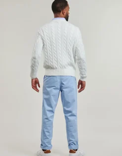 Polo Ralph Lauren PULL COL ROND EN MAILLE TORSADEE-Homme Pulls & Gilets