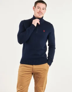 Polo Ralph Lauren PULL DEMI ZIP EN COTON-Homme Pulls & Gilets