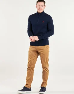 Polo Ralph Lauren PULL DEMI ZIP EN COTON-Homme Pulls & Gilets