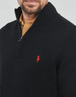 Polo Ralph Lauren PULL DEMI ZIP EN COTON-Homme Pulls & Gilets