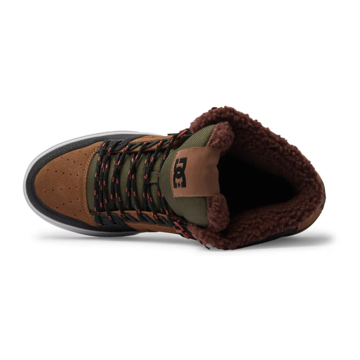 DC Shoes PURE HI WNTbrown brown green-Homme Skate